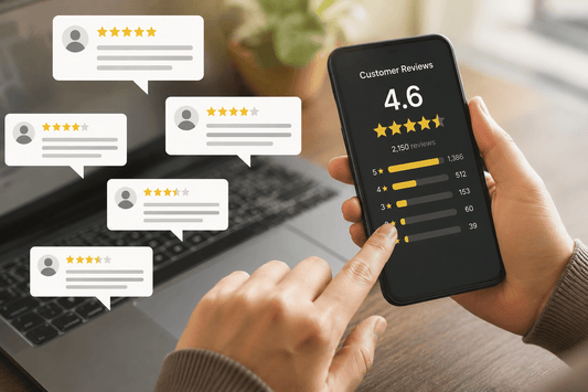 Customer reviews for high-ticket home purchases